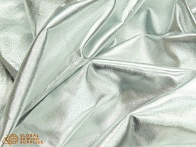 High Quality Lamb Skin in Metallic Silver Color
